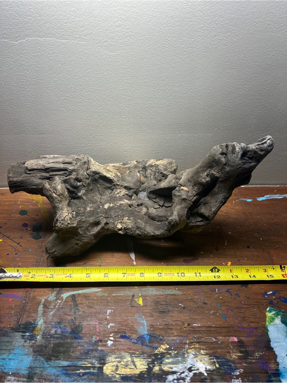 Natural Driftwood found on the James River Reptile Hide - Brown